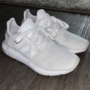 Adidas White Sneakers Knit Mesh Lightweight